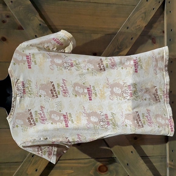 VINTAGE ZION ROOTS BOB MARLEY ONE LOVE TSHIRT REGGAE - Picture 4 of 5